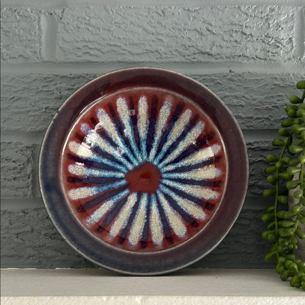 Walt Glass signed Pottery Bowl